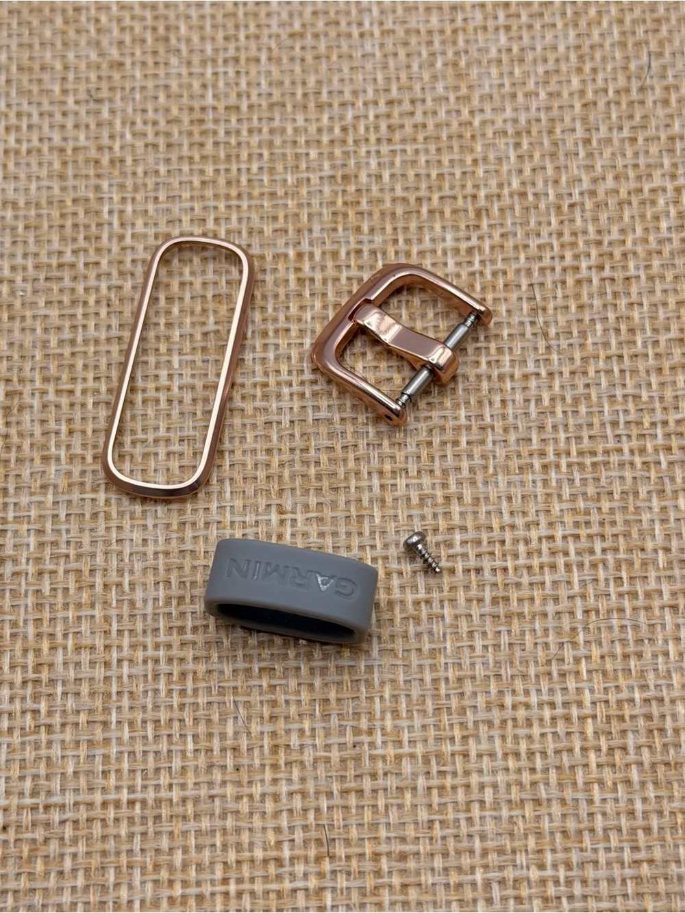 Garmin Vivosmart 4 Gold Bezzle, buckle, Band‎ Holder, Screw, OEM Parts